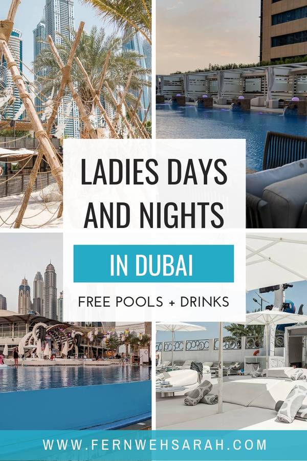 Ladies Days In Dubai Instagrammable Pools And Drinks For