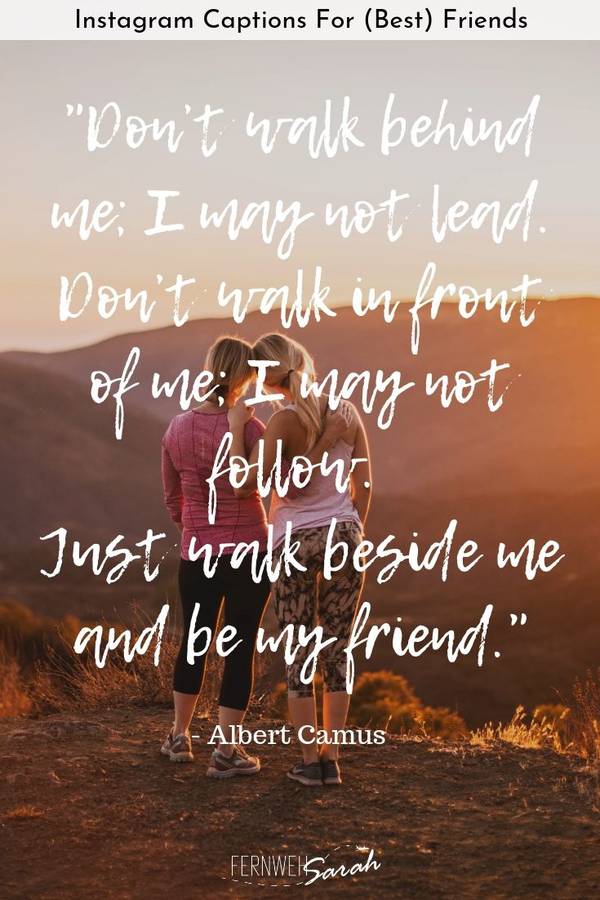 Awesome Instagram Captions for Friends - Funny, Cute and Smart Quotes