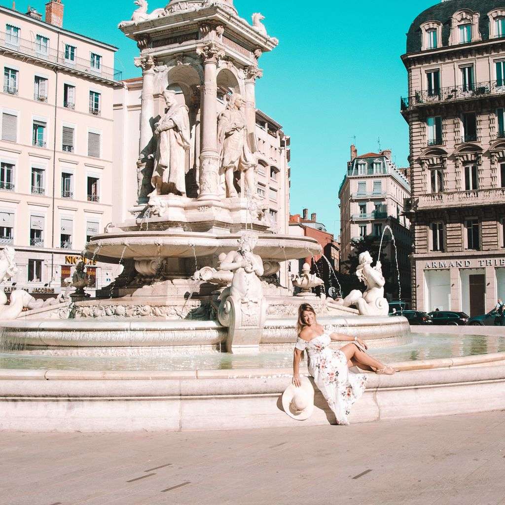 Place de Jacobins in Lyon - One of the most instagrammable places in Lyon, France